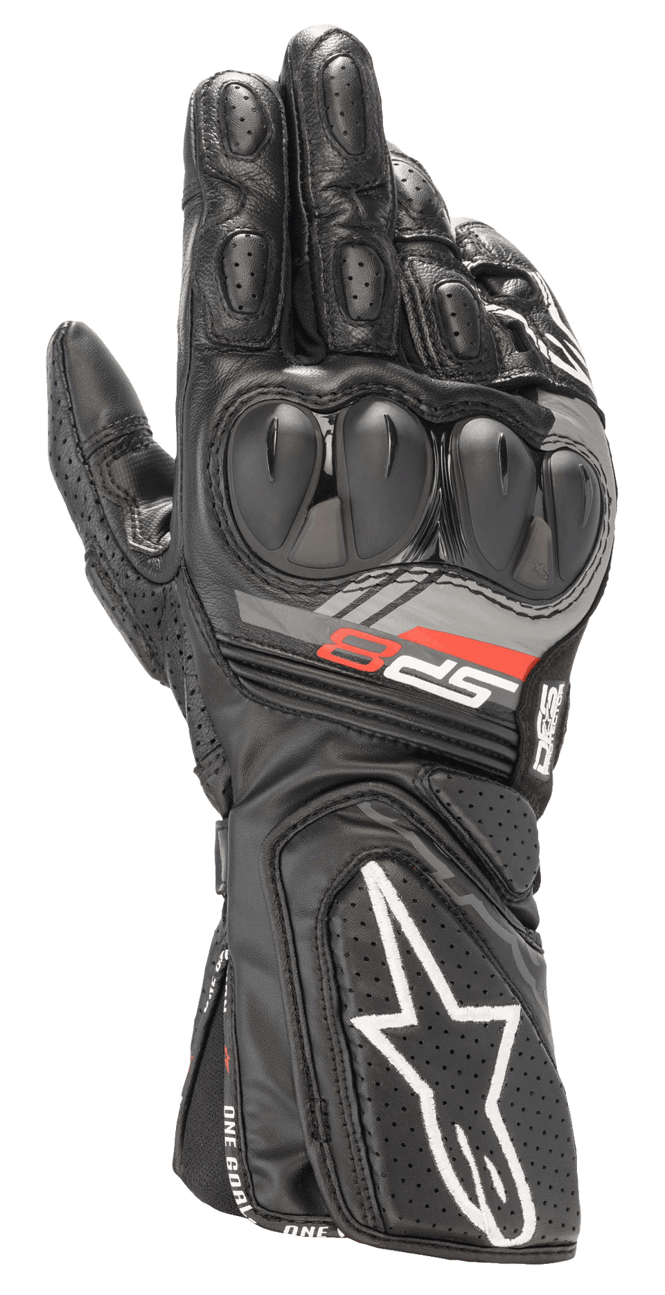 handschuhe überragende beweglichkeit SP-8 V3 - Schwarz Motorrad Handschuhe