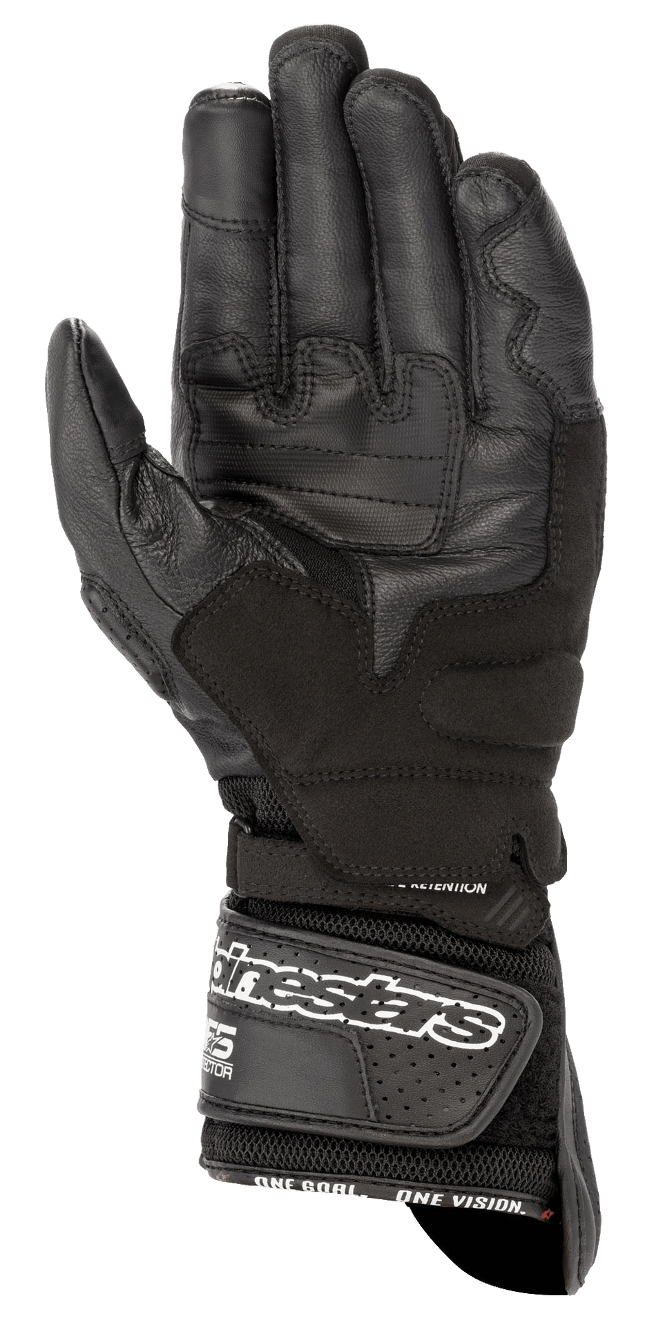 virensichere handschuhe SP-8 V3 Air - Schwarz Motorrad Handschuhe