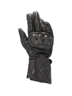 Alpinestars SP-8 HDry® Handschuhe, wasserdichte Motorradhandschuhe aus schwarzem Leder mit Dual-Density-Knöchelschutz
