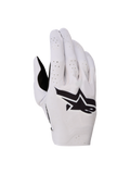 Alpinestars Supertech MX Handschuhe, Motocross-Handschuhe in Helllila und Schwarz mit nahtloser Rückhand und Laserperforationen.