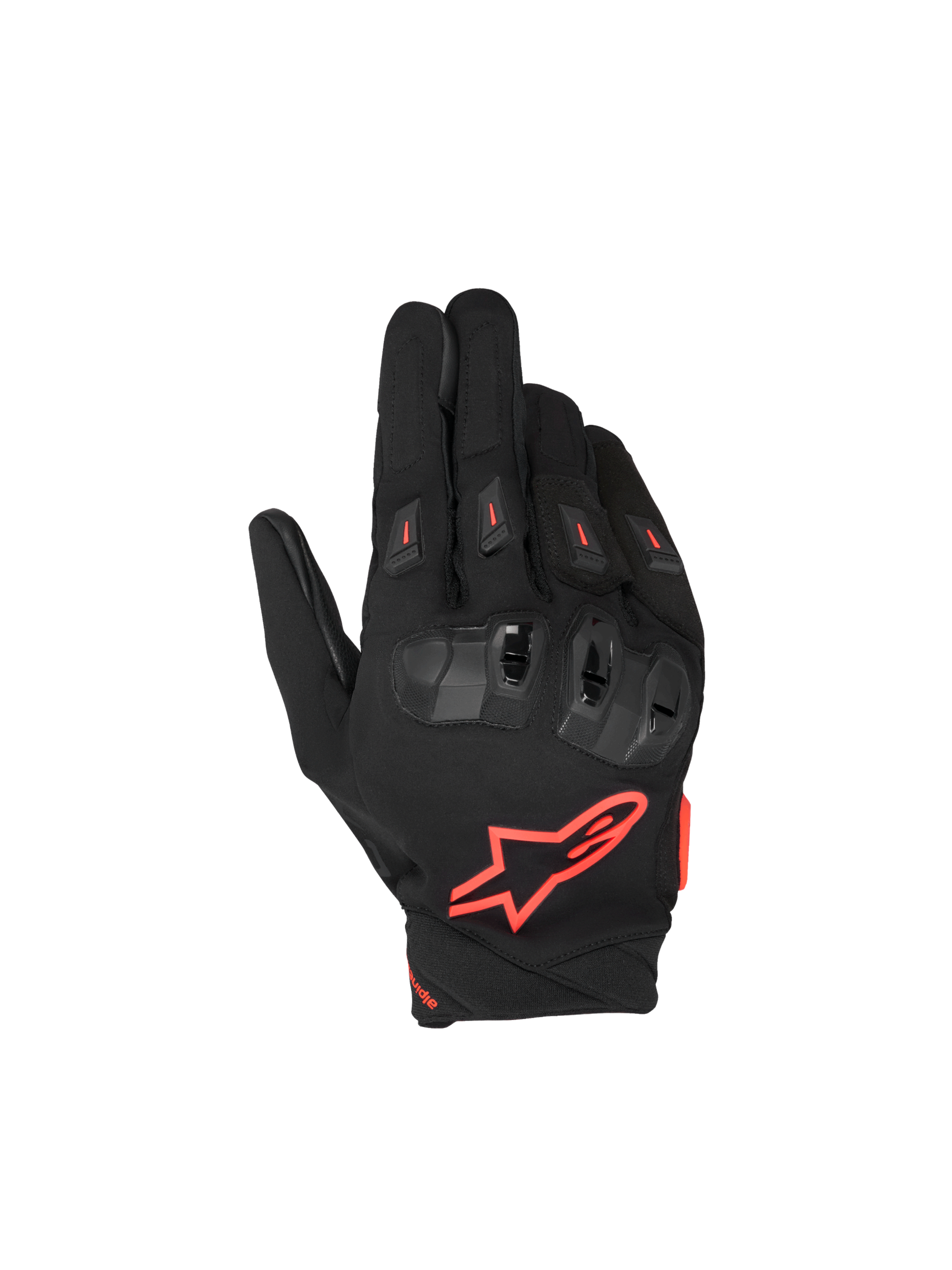 Alpinestars SP X 3 Motorradhandschuhe, Schwarz und Rot, CE-zertifiziert, TPU-Knöchelschutz, für den Rennsport.