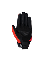 Alpinestars SP X 3 Herren-Motorradrennhandschuhe, Rennsport-Modell, Rot und Schwarz, perforierte Lederhandfläche.