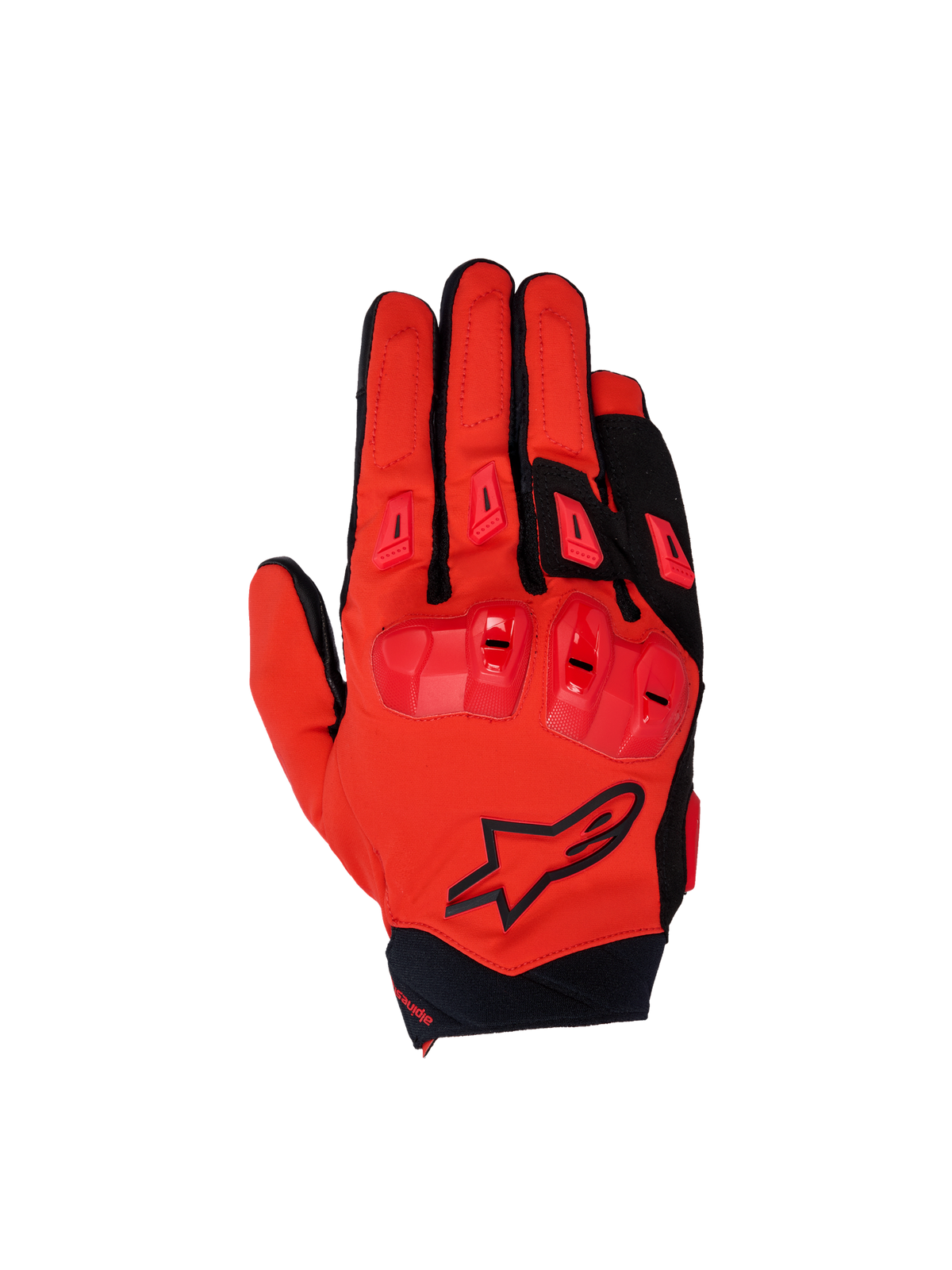 Alpinestars SP X 3 Handschuhe, Herren-Motorradsport-Handschuhe, Rot und Schwarz, mit TPU-Knöchelschutz und Alpinestars-Logo.