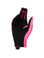 Alpinestars Radar Handschuhe 2027, Motocross, Herren, Pink und Schwarz, Kunstwildleder-Handfläche mit Slogan.
