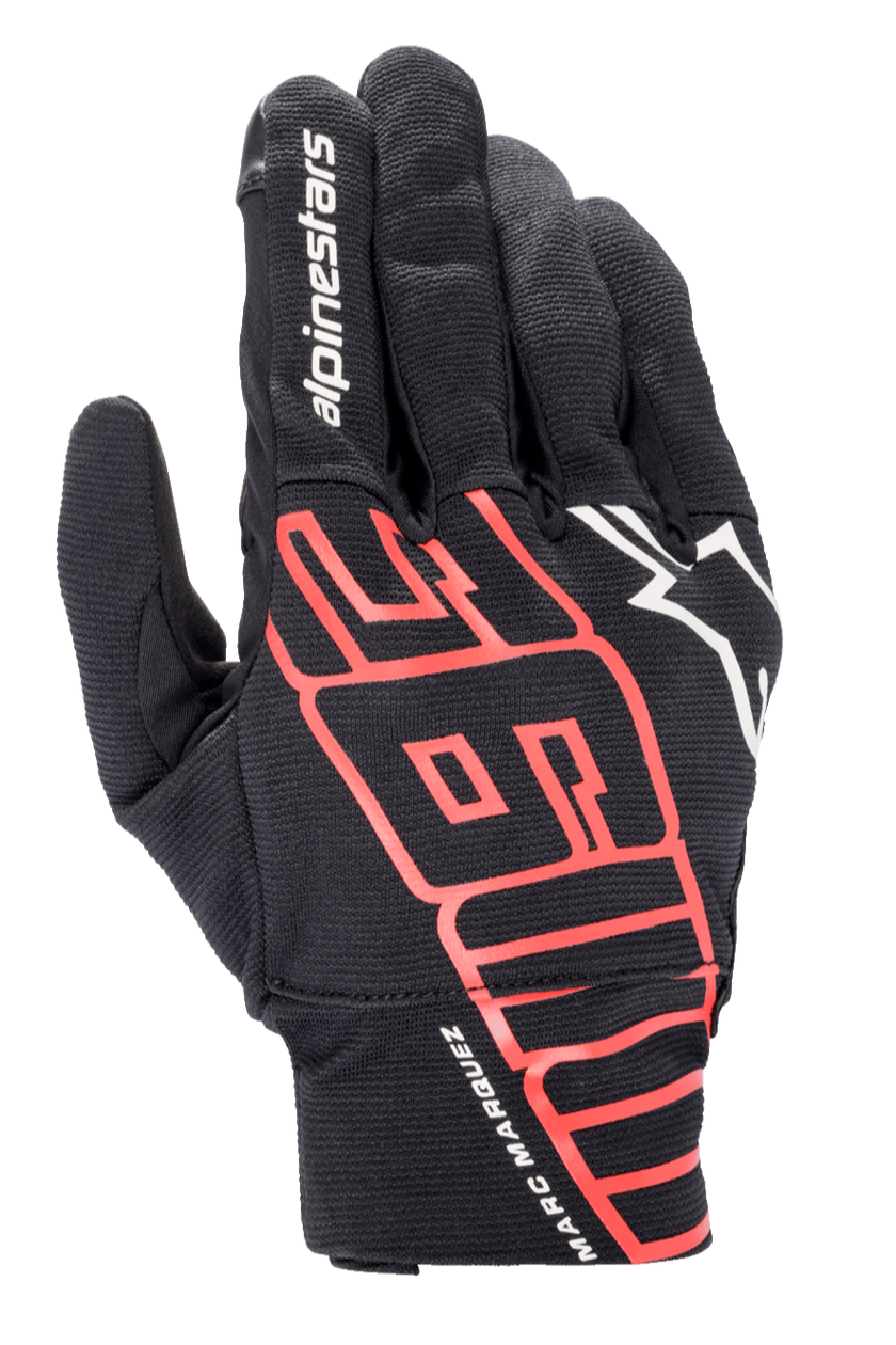 handschuhe mit gewicht Aragon - Schwarz Motorrad Handschuhe