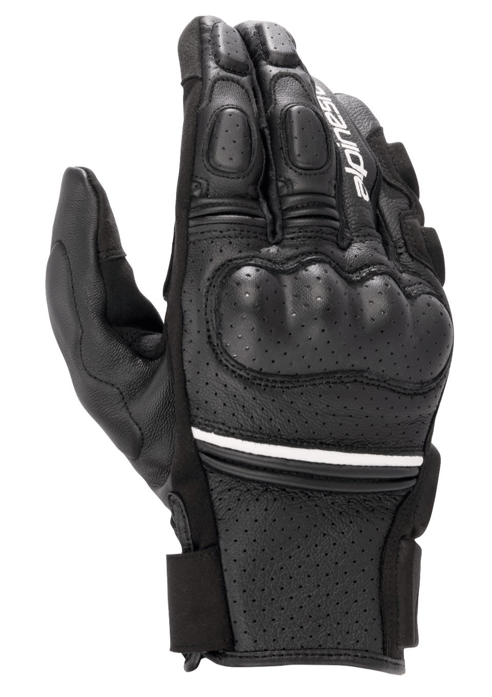 leder handschuhe motorrad Phenom Leder Air - Schwarz Motorrad Handschuhe