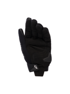 Alpinestars Stella SP X 3 Women's Motorcycle Gloves, Black, palm view featuring synthetic leather reinforcements, TPU palm slider, and adjustable wrist closure with white logo.