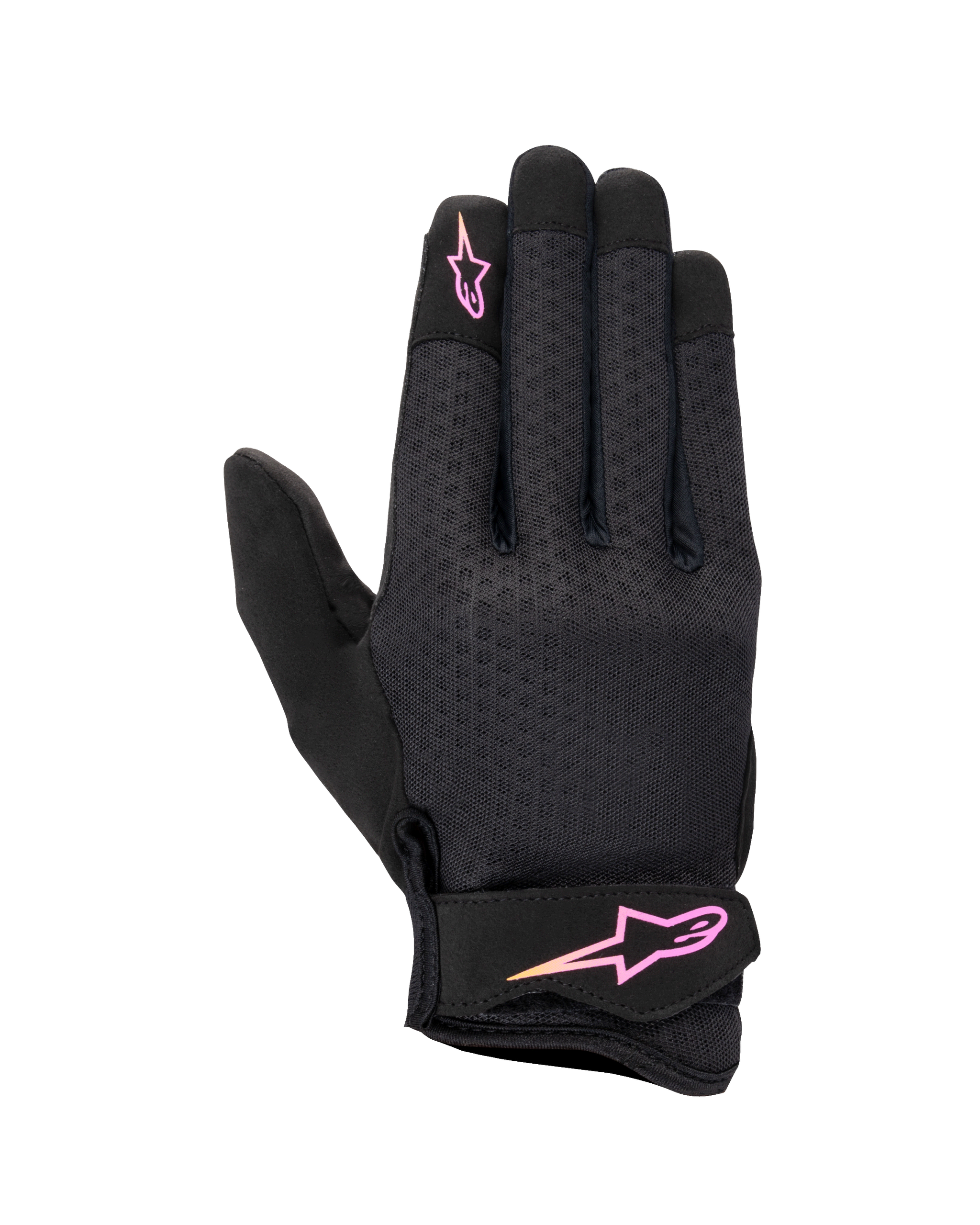 leichte motorrad handschuhe Stated Air - Schwarz Motorrad Handschuhe