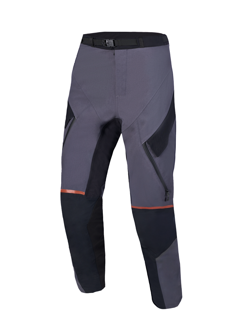 Alpinestars St-7 V2 2L Gore-Tex Pants, All-Terra Adventure Motorcycle Pants, Deep Gray and Black, waterproof 2-layer GORE-TEX construction with zippered thigh ventilation