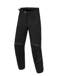 Alpinestars Stella ST-7 V2 2L Gore-Tex Pants, Women's Motorcycle Adventure Touring Pants, Black, featuring waterproof 2-layer GORE-TEX construction and magnetic waist buckle closure