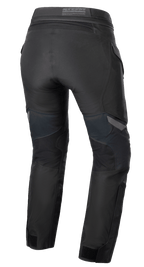 Alpinestars Stella ST-7 2L GORE-TEX Damenhose, Schwarz und Dunkelgrau, Rückansicht zeigt die Textil-Adventure-Touring-Konstruktion, Rückenpasse und Bund-Details