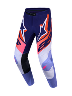 Alpinestars 2027 Supertech Dyna Hose und Ausrüstungsset, Herren-Motocross-Hose, Lila und Pink Fluo, Stretch-Ripstop.