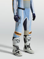 Alpinestars Techstar Maven Hose, Motocross-Hose in Blau und Orange mit ergonomischem Rennschnitt für maximale Performance.