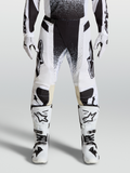 Alpinestars Techstar Swan Hose 2027, Motocross-Hose für Herren, Weiß und Schwarz, strapazierfähiges Stretch-Ripstop-Material.