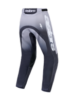 Alpinestars Racer Amber Motocross-Hose, Grau und Weiß, Rückansicht mit Astars-Branding und strapazierfähiger Konstruktion.