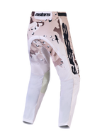 Alpinestars Racer Lone Hose, Herren-Motocross-Hose, Desert Camo und Schwarz, Rückansicht mit belüfteten Stretchnet-Paneelen und Ziegenleder-Innenknie.