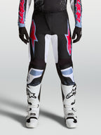 Alpinestars Fluid Drag Hose, Motocrosshose für Herren in Schwarz, Rot und Weiß, aus 600D Poly-Gewebe mit Stretcheinsätzen.