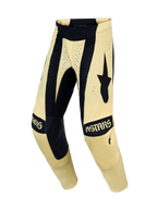 Alpinestars Techstar Atrox Motocross-Hose, Herren-Offroad-Bekleidung, Creme und Schwarz, lasergeschnittene Belüftung für MX-Performance, ASTARS-Logo.