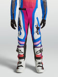 Alpinestars Jugend Supertech Maven Hose, Motocross-Hose für Kinder, Weiß, Pink und Blau, strapazierfähige Performance-Passform.