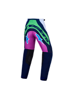Alpinestars Supertech Jugend-Hose Maven und Ausrüstungsset, Motocross-Hose in Blau und Fluo-Grün, athletische Passform.