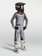 Alpinestars Fluid Jugend-Hose Amber in Sand, Motocross-Hose mit weißen Sterngrafiken und sportlicher Passform.