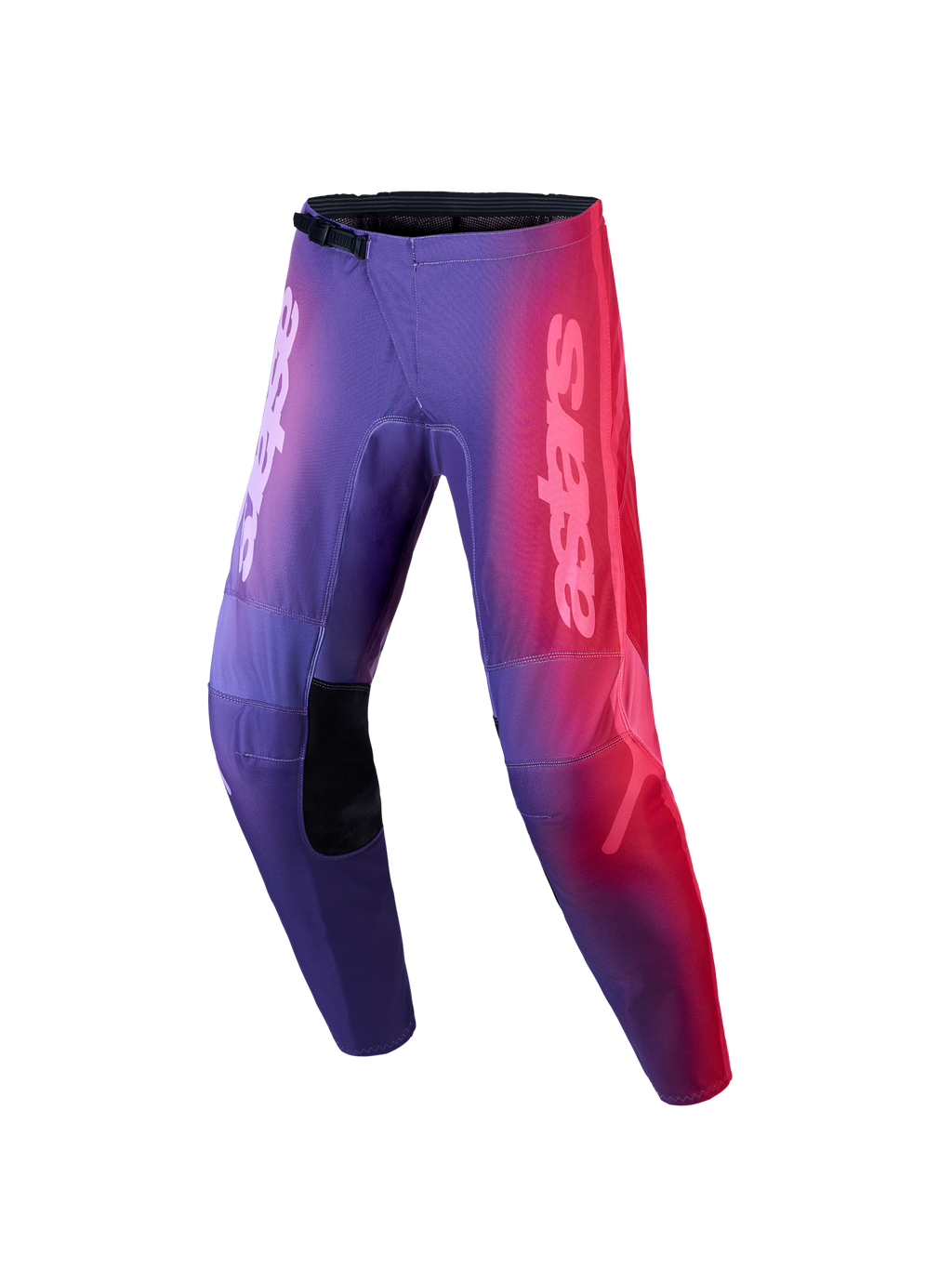 Alpinestars Stella Fluid Kepler Damen-Motocrosshose, Lila und Rot mit Farbverlauf, Offroad-Rennsport-Design, Astars-Branding