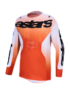 Alpinestars 2027 Racer Amber Trikot, Herren-Motocross-Trikot, Kardinalrot, Helllila, feuchtigkeitsableitend, Rennpassform.