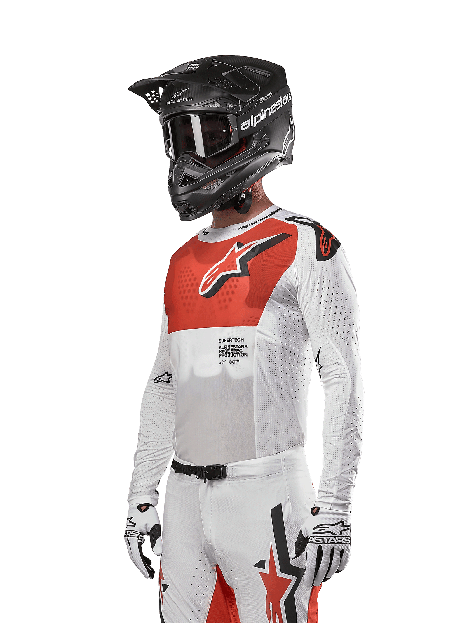 2024 Supertech Ward - White Hot Orange MX Jersey | Alpinestars® 2024 Supertech Ward - White Hot Orange MX Jersey | Alpinestars®
