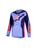 Alpinestars Jugend Fluid Hunt Trikot, Motocross-Oberteil für Kinder, Lila und Pink, atmungsaktives und feuchtigkeitsableitendes Polygewebe für Offroad-Rennsport