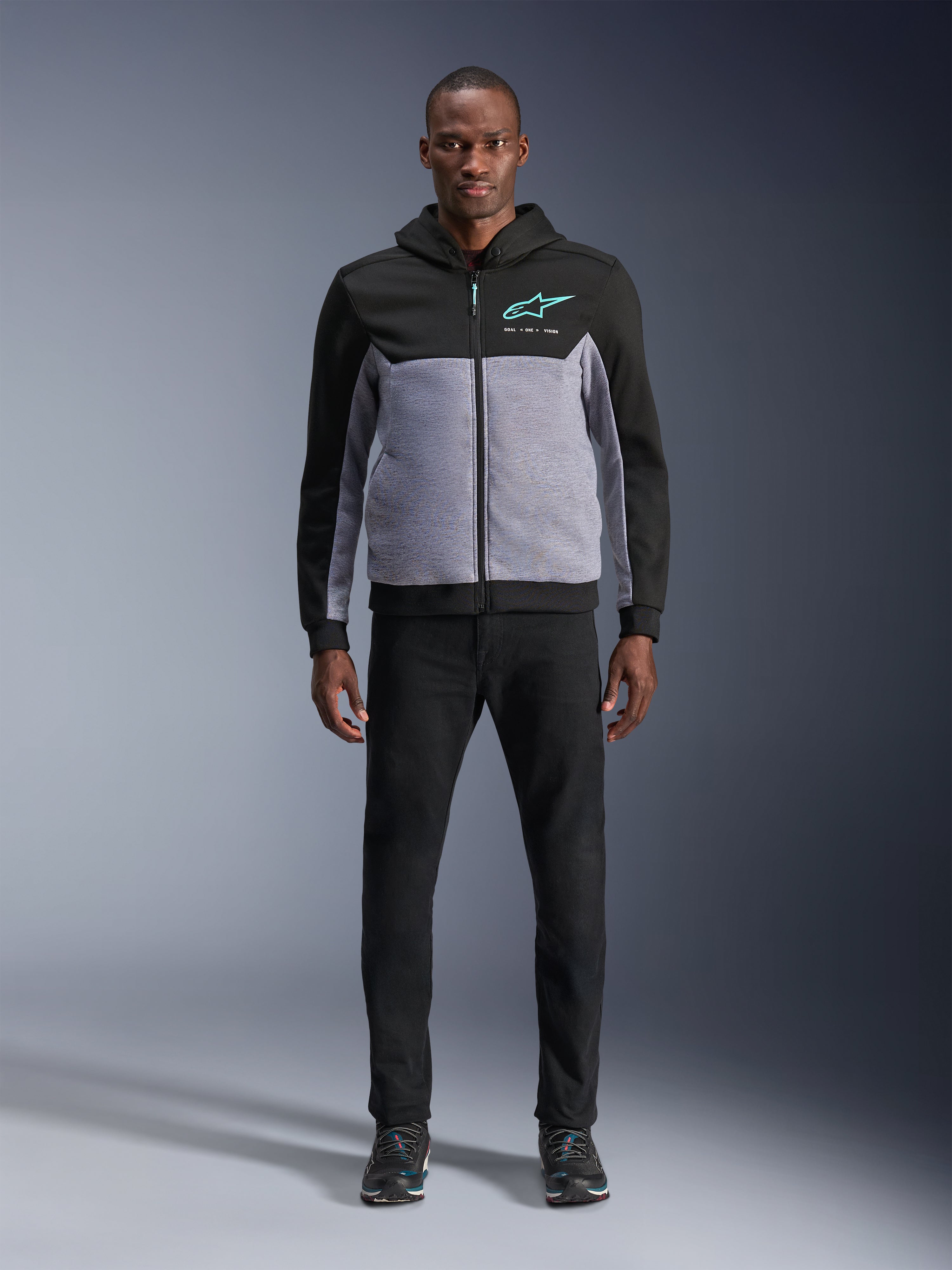 Chrome V2 Sport - Gray Motorcycle Jacket | Alpinestars®