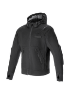 Alpinestars Moflow Air Tech Kapuzenpullover, urbane Motorradjacke für Herren, Schwarz, Mesh-Gewebe, Tech-Air Ready.