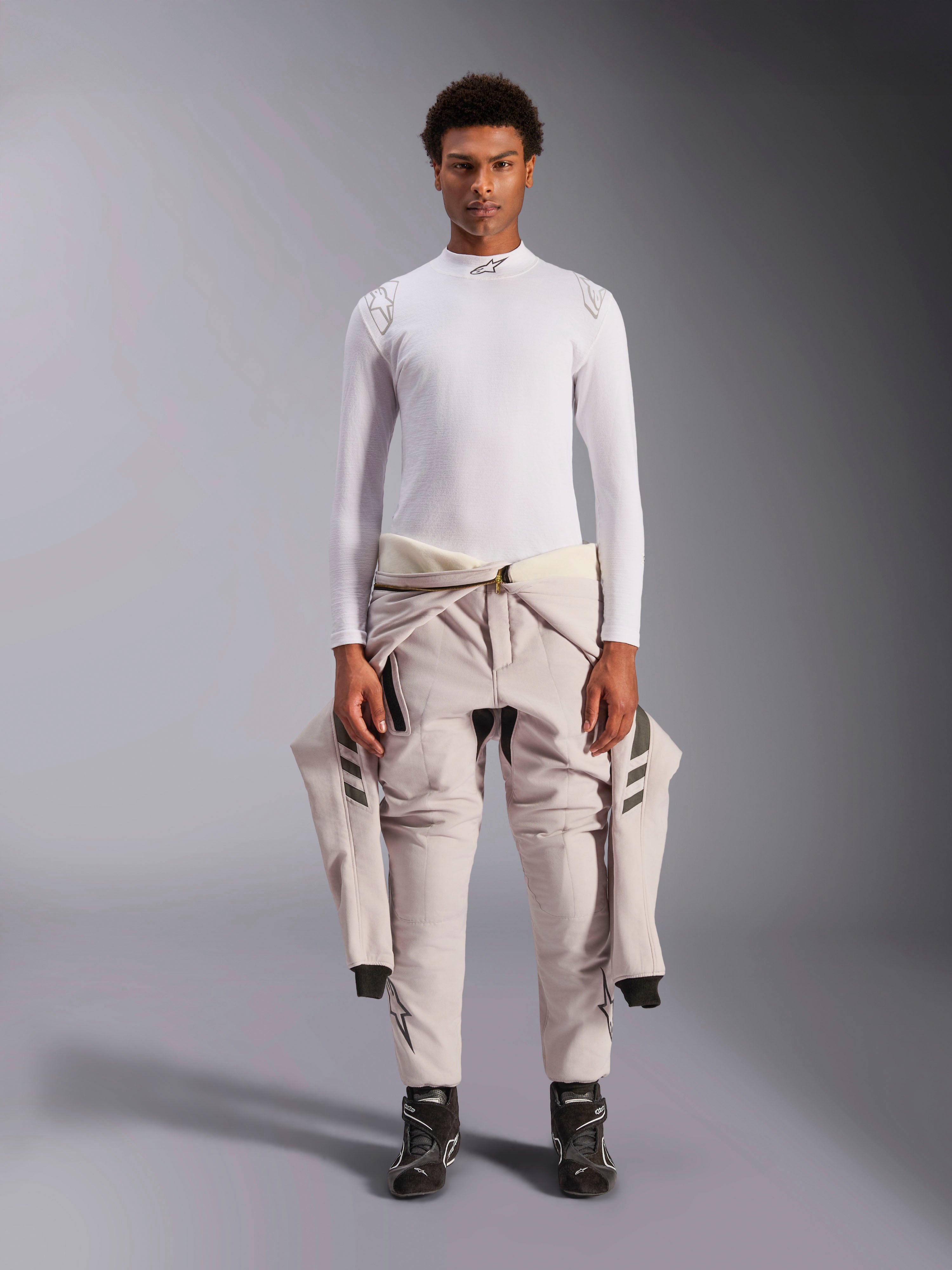 ZX Evo V3 Top Long Sleeve - White Auto Base Layer | Alpinestars®