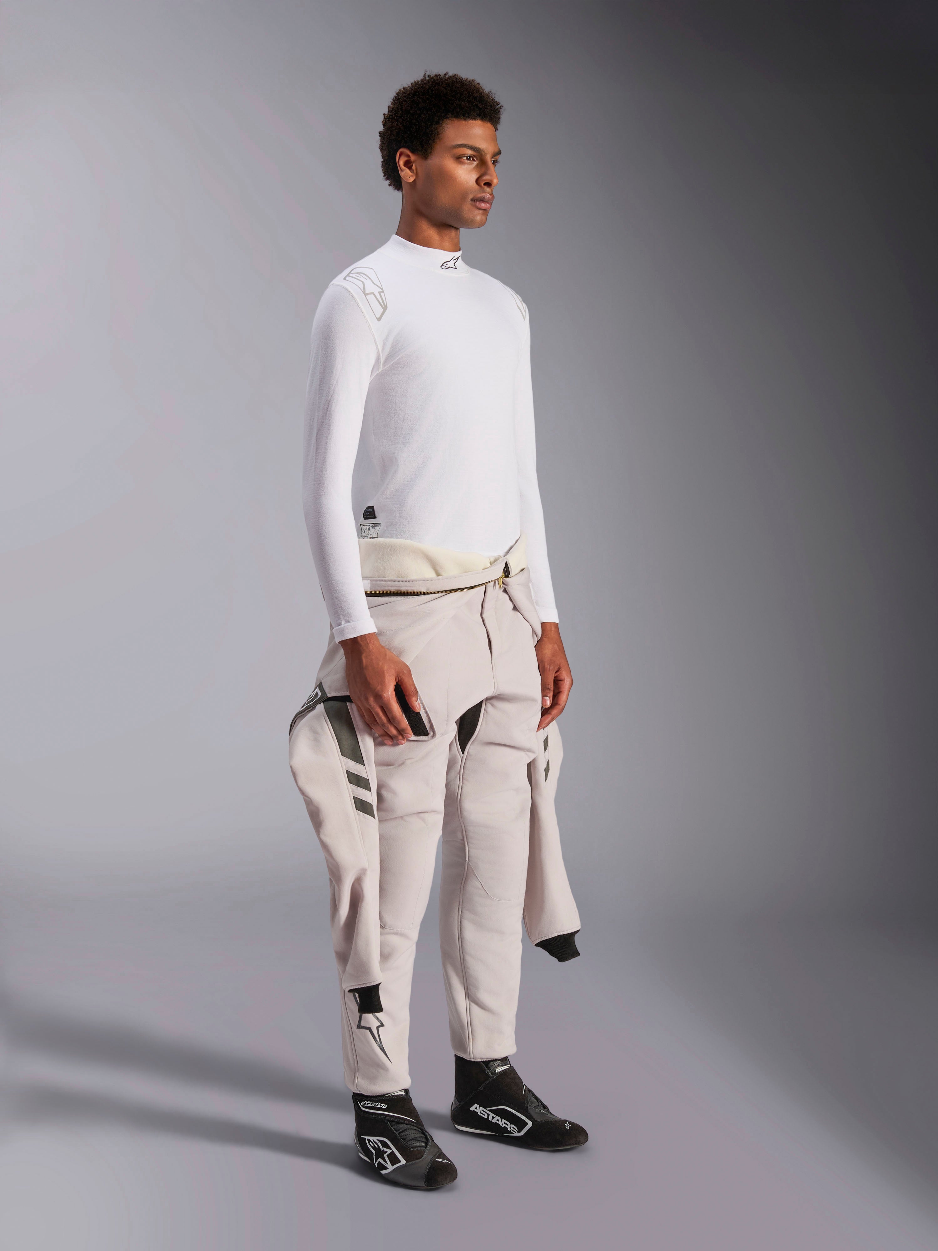 ドライスーツ ZX Evo V3 Top Long Sleeve - White Auto Base Layer | Alpinestars®