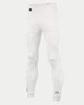 Alpinestars Race Bottom FIA, Auto-Rennsport-Basisschicht-Hose, Weiß, mit schwarzem FIA-Label an der Hüfte und Branding am Unterschenkel, leichtes und atmungsaktives feuerfestes Textil für professionellen Motorsport