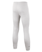 Alpinestars Race V3 Unterteil, Auto-Rennsport-Basisschicht-Hose, Weiß, Rückansicht mit strukturiertem flammhemmendem Gewebe, elastischem Bund und gerippten Knöchelbündchen, konzipiert für den professionellen Motorsporteinsatz