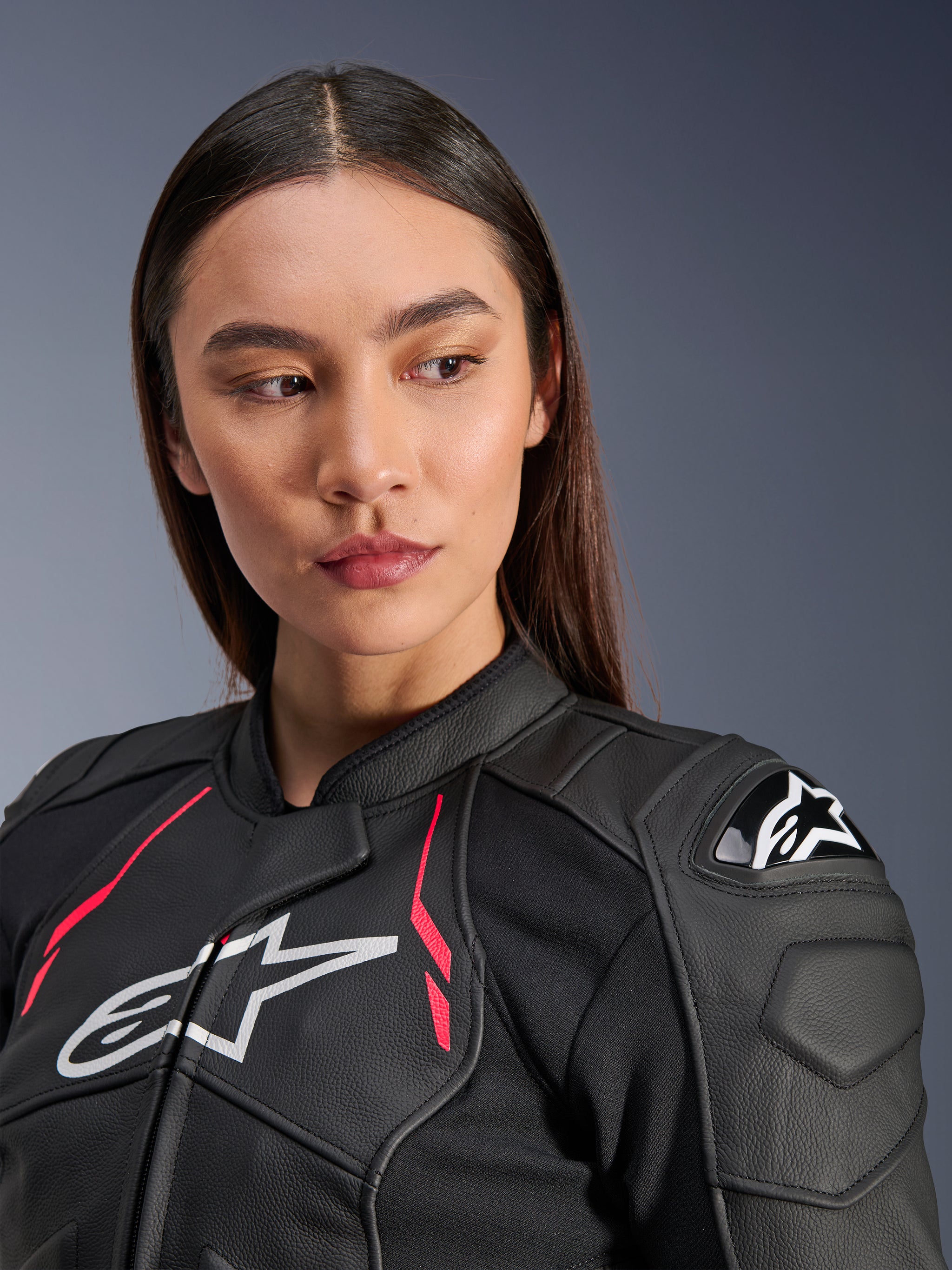 Damen Stella Dusk Lederjacke