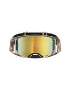 Alpinestars Supertech Lone Schutzbrille, Motocross-Schutzbrille für den Offroad-Rennsport, Gold verspiegeltes Glas mit Camo Desert Camouflage-Rahmen, professionelle MX-Brille