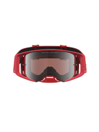 Alpinestars Supertech Vesta Schutzbrille für Motocross, Rot Fluo und Silber, mit hochwertig verspiegelter Scheibe.