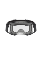 Alpinestars Vision 8 Amber Schutzbrille, Motocross-Schutzbrille, Schwarz und Silber, A-FLEX Rahmen, klare High-Impact-Gläser.