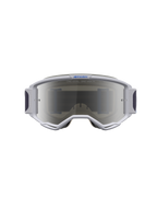 Alpinestars Vision 5 Schutzbrille Drag, Helllila und Blau, Motocross-Brille mit silberner Spiegellinse und RAM-AIR.