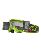Alpinestars Vision 5 Schutzbrille Rora Roll-Off, Gelb Fluo und Schwarz, klare Scheibe mit integriertem Roll-Off-System