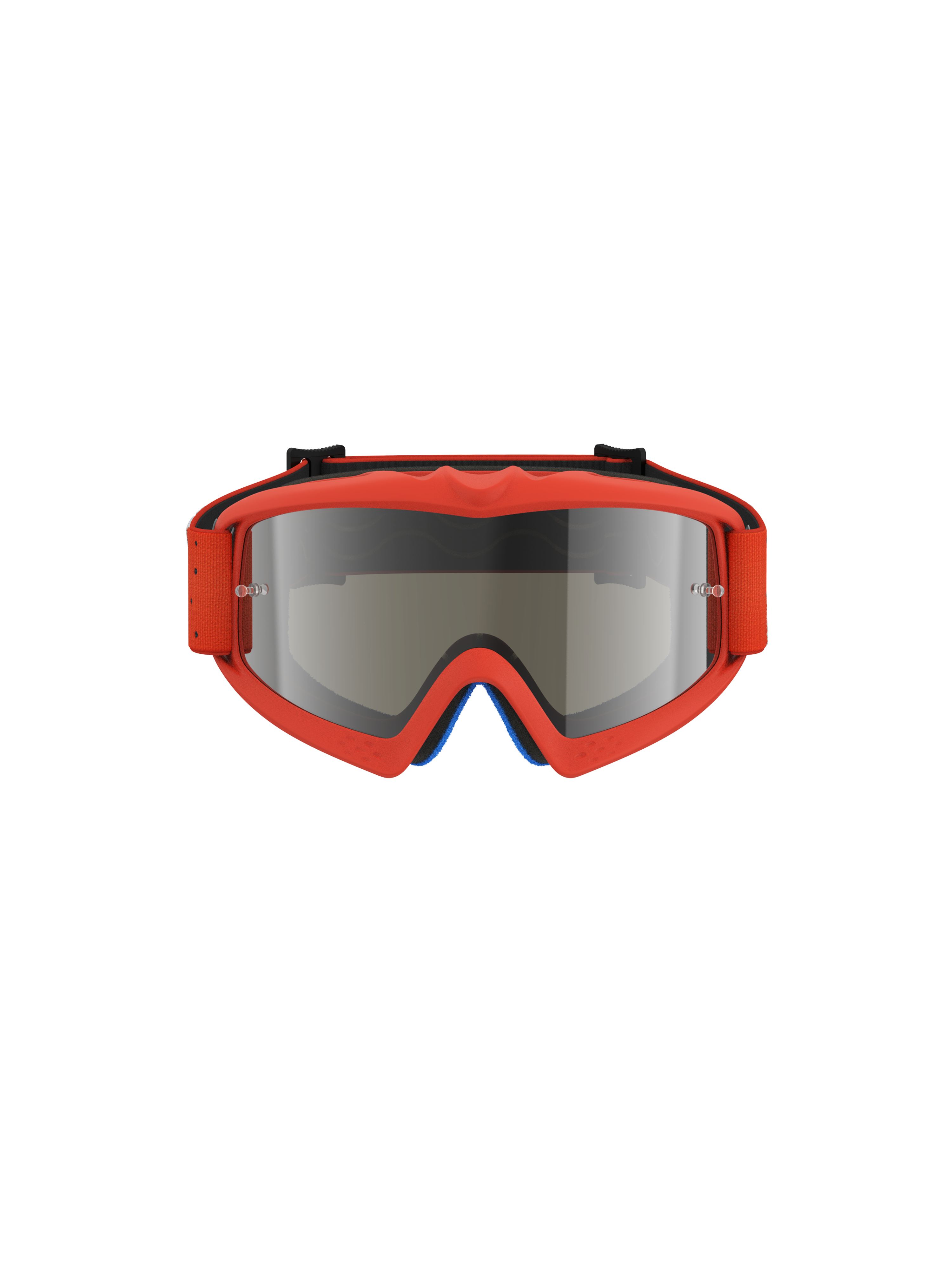 Alpinestars Vision Jugend-Schutzbrille Vesta, orange MX-Schutzbrille für Kinder mit silberverspiegelter Anti-Beschlag-Linse.