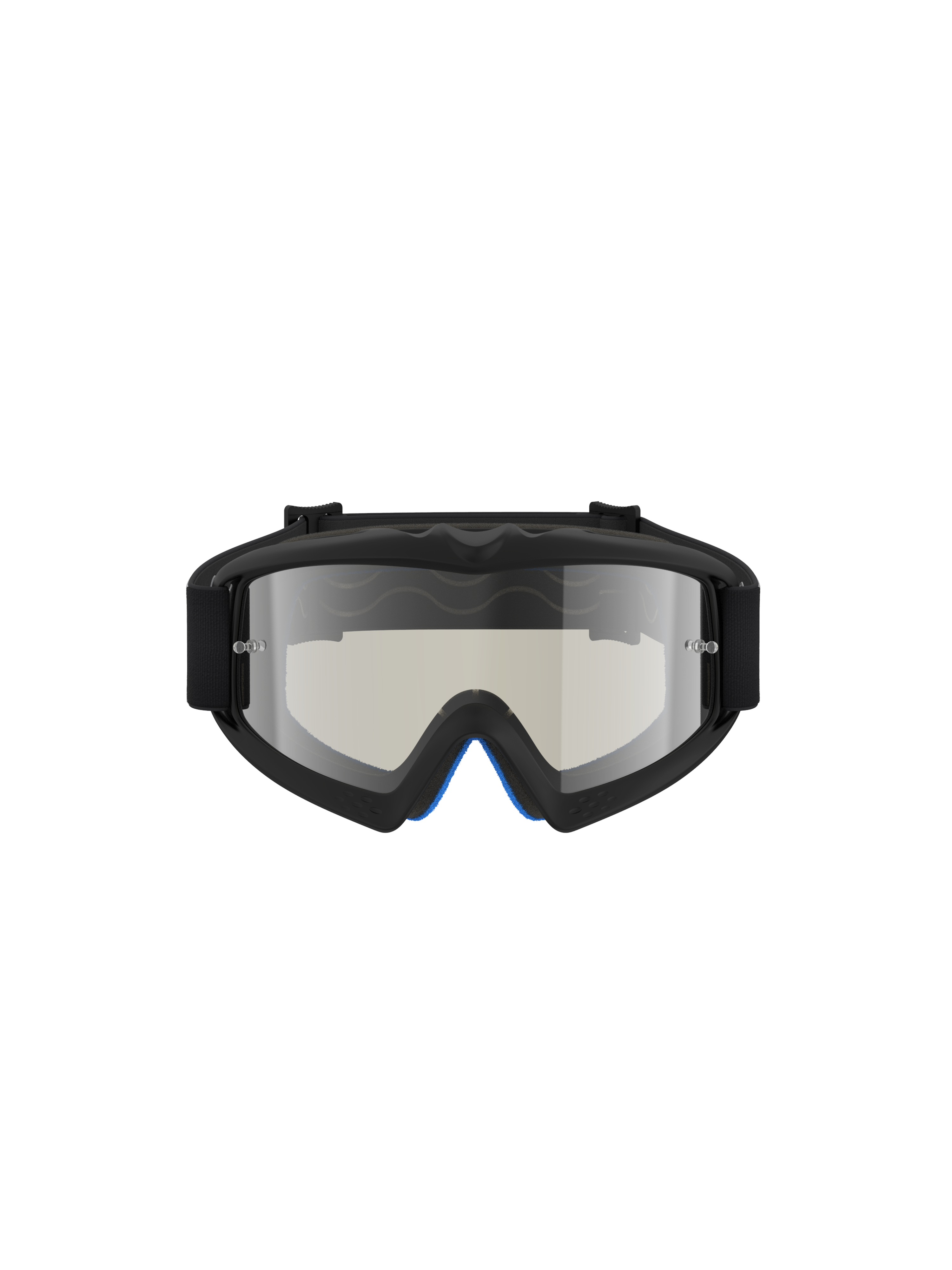 Alpinestars Vision Jugend-Schutzbrille Atrox, Motocross-Schutzbrille für Kinder, Schwarz mit silber verspiegelter Linse, Anti-Beschlag-Polycarbonatlinse und A-FLEX-Urethan-Rahmen für optimale Passform.
