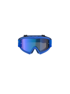 Alpinestars Vision Youth Blaze Goggles, Motocross Goggles, Blue Mirror Blue, featuring a blue mirrored lens and flexible blue frame, performance eyewear for young off-road riders
