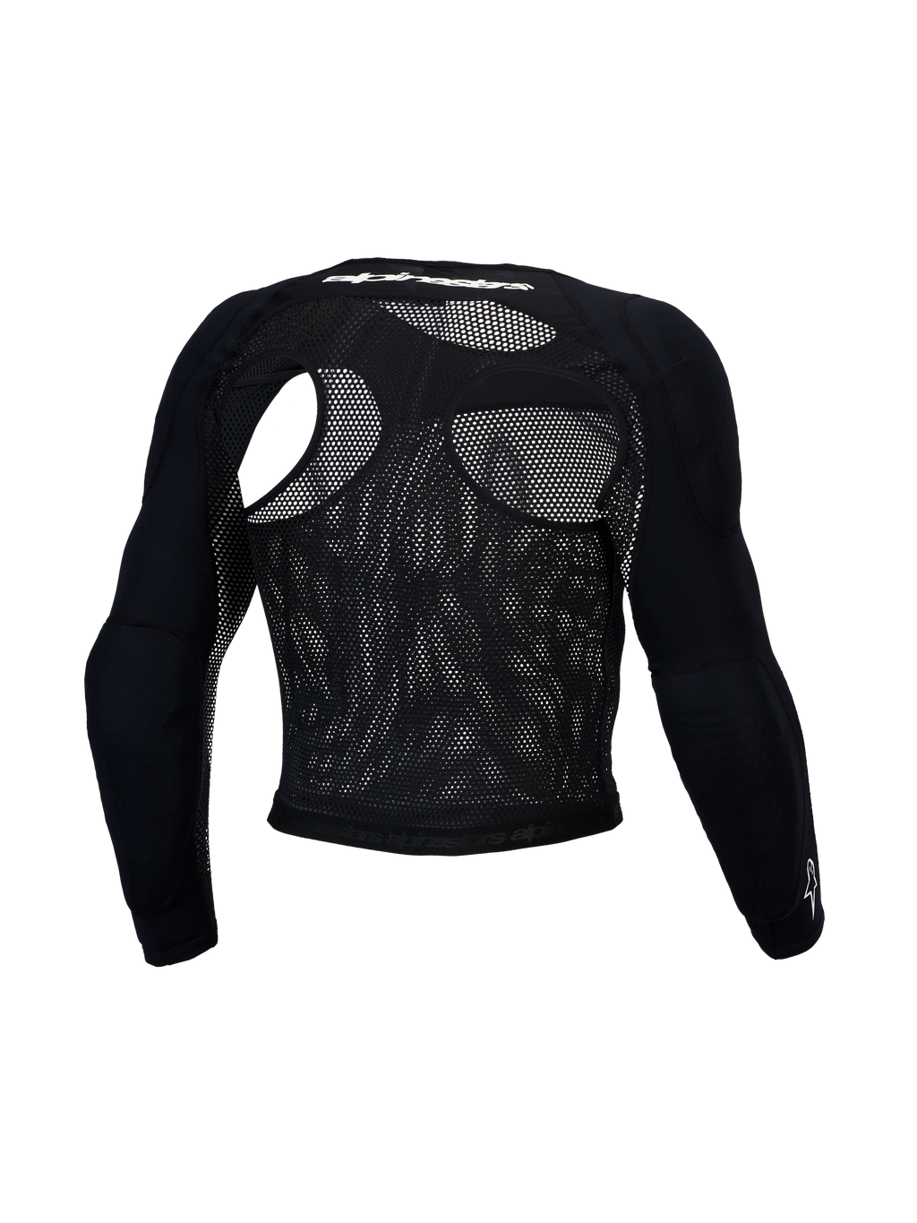 Alpinestars Bionic Race Schutzoberteil, MX-Schutzjacke, Herren, Schwarz, Mesh, Rückenansicht, CE Level 1 Protektoren