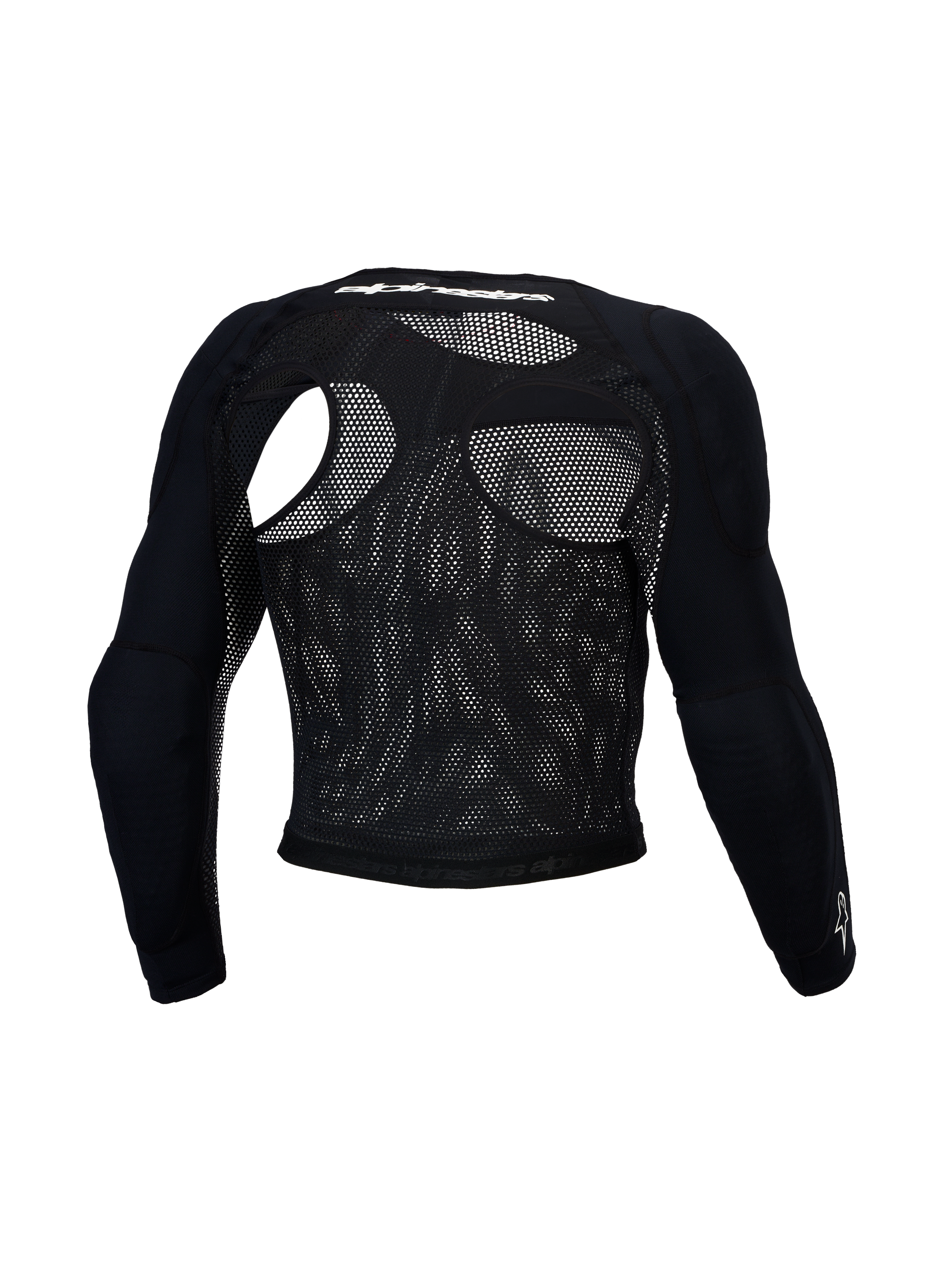 Alpinestars Bionic Race Schutzoberteil, MX-Schutzjacke, Herren, Schwarz, Mesh, Rückenansicht, CE Level 1 Protektoren