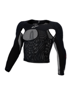 Alpinestars Bionic Race Schutzoberteil, Motocross-Schutzkleidung für Herren, Schwarz, atmungsaktive Mesh-Konstruktion mit CE Level 1 A-Morph Protektoren an Schultern und Ellbogen.