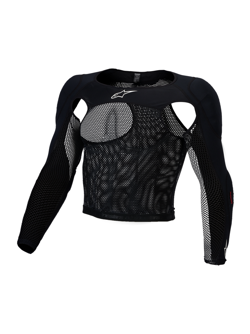 Alpinestars Bionic Race Protection Top, Motocross Protection, Men's, Black, Stretch Mesh with CE Level 1 A-Morph Protectors.