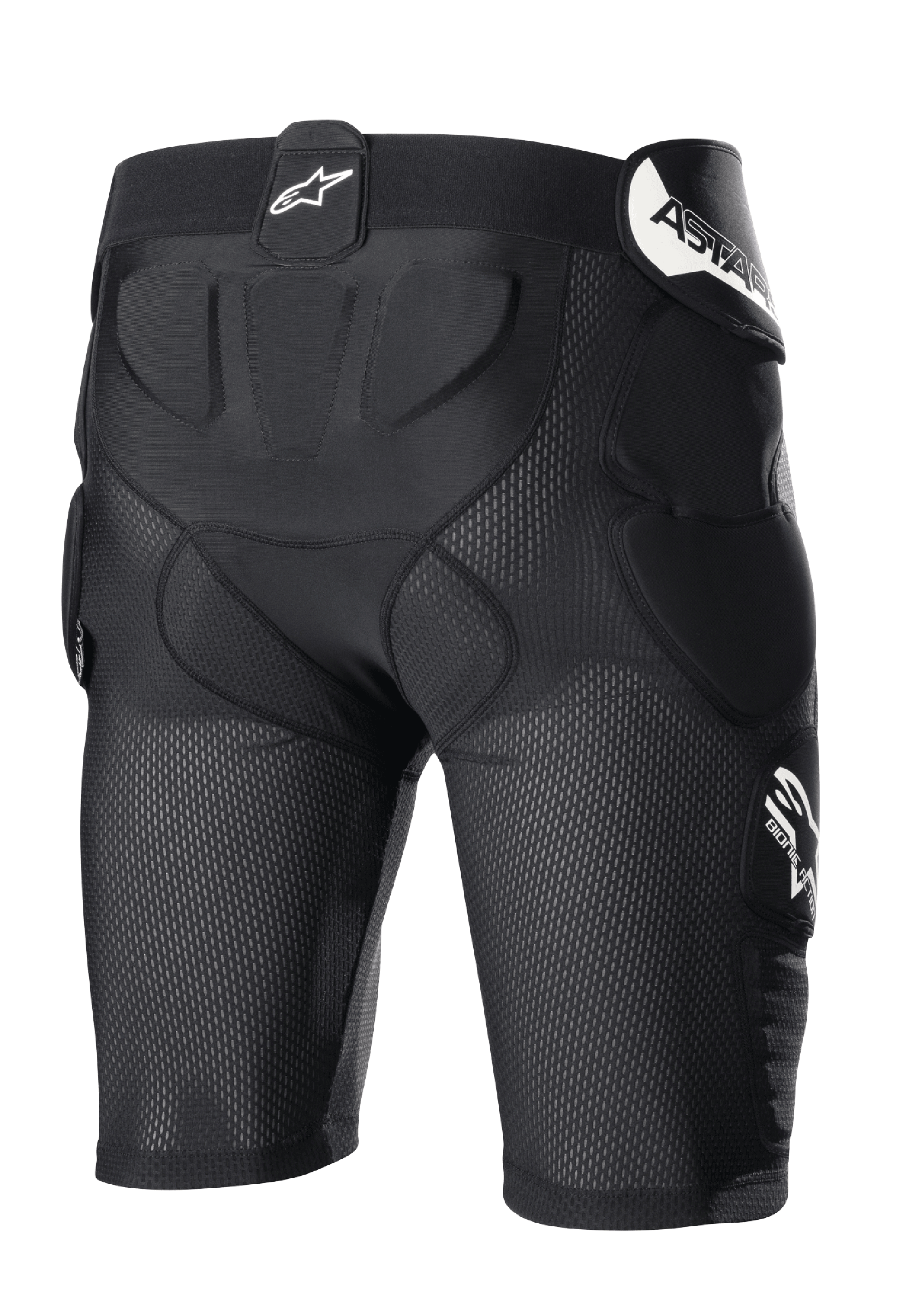 Bionic Action Schutz Kurze Hosen BLACK MOTOCROSS Protection Shorts Alpinestars