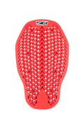 Alpinestars Nucleon Plasma Rückenprotektor-Einsatz, Motorrad-Rückenprotektor, Rot, flexibles Zickzack-Design mit Belüftungsöffnungen, CE Level 2 zertifizierter Aufprallschutz, ergonomischer Einsatz für Motorradjacken